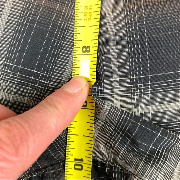 Avia Black and Gray Plaid Athletic Shorts - Picture 7 of 10